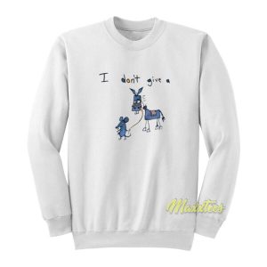 I Dont Give A Rats Ass Mouse Donkey Sweatshirt 2