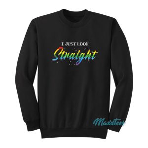 I Just Look Straight Pride Sweatshirt 1