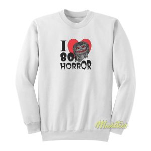 I Love 80s Horror Unisex Sweatshirt