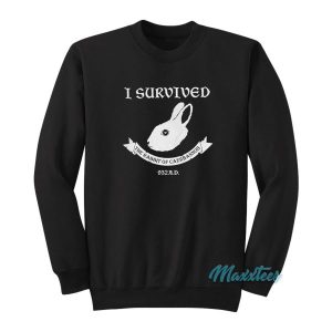 I Survived The Rabbit Of Caerbannog Sweatshirt