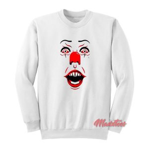 IT Stephen King Face Halloween Sweatshirt
