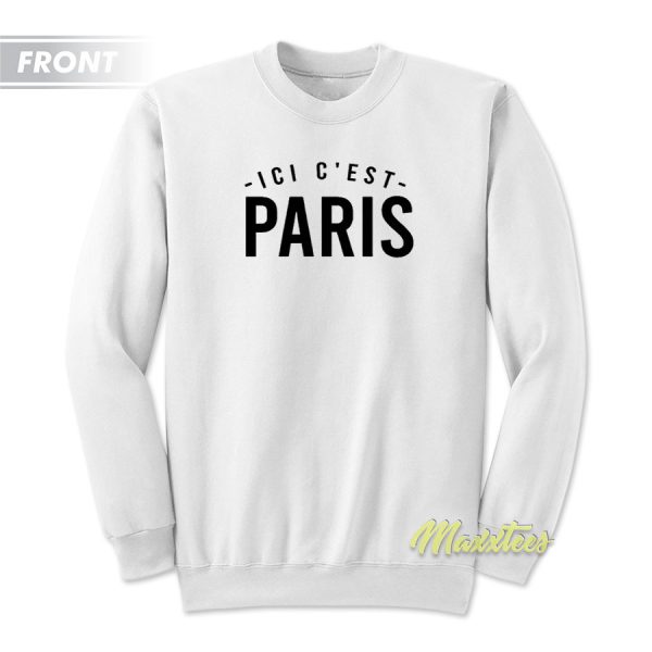 Ici C Est Paris Lionel Messi Sweatshirt