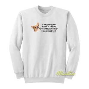 I’m Going To Need A Lot Of Attention Sweatshirt
