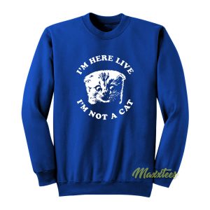 Im Not A Cat Sweatshirt 1