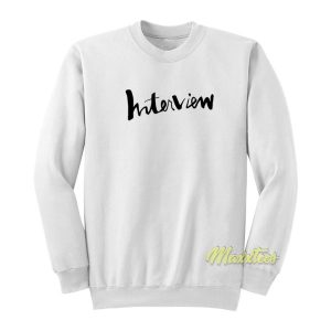 Interview Magazine Sweatshirt