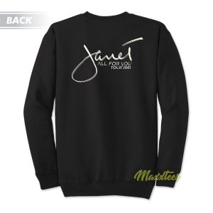 Janet Jackson All For You Tour 2001 Sweatshirt