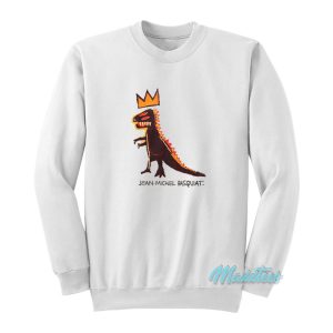 Jean Michel Basquiat Dinosaur Crown Sweatshirt