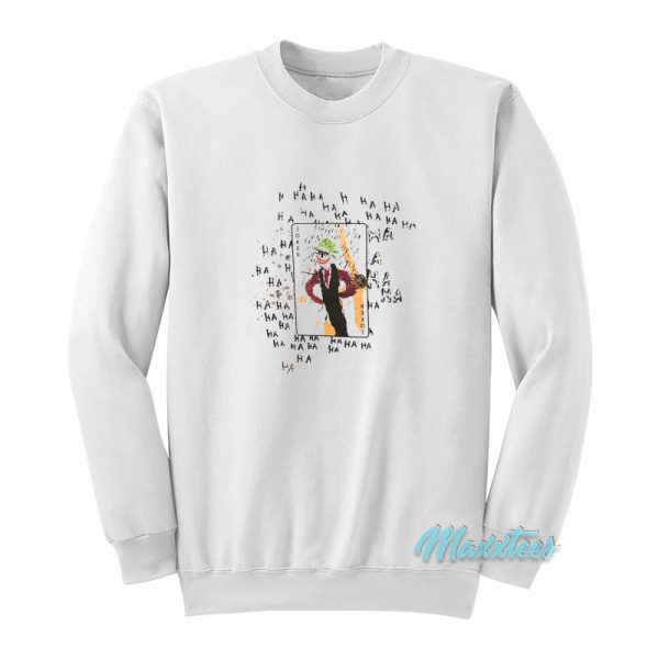 Jean Michel Basquiat Warner Bros Joker Sweatshirt