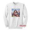 Jesus Crossing Up Satan Basketball Sweatshirt