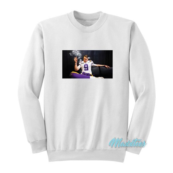 Joe Burrow Smoking Cigar Sweatshirt