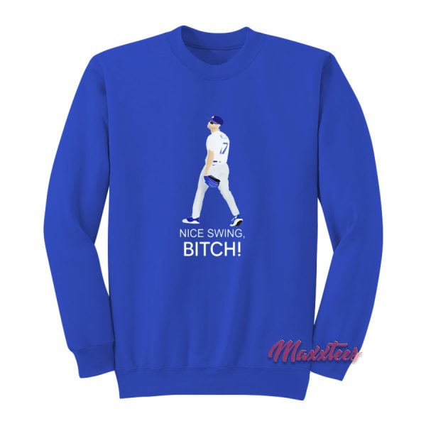 Joe Kelly Dodgers Nice Swing Bitch Sweatshirt