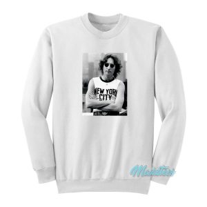 John Lennon New York City Photo Sweatshirt