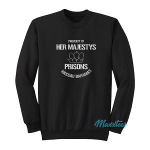 John Lennon Property Of Her Majestys Prisons Sweatshirt 1