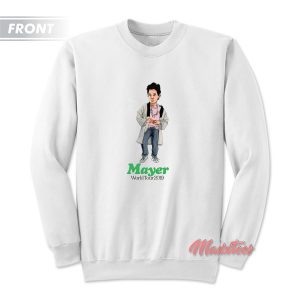 John Mayer Caricature Photo World Tour Sweatshirt