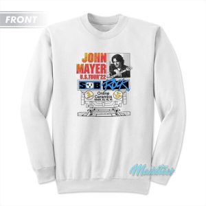 John Mayer US Tour 22 Sob Rock LA Train Sweatshirt 3