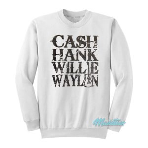 Johnny Cash Hank Willie Waylon Sweatshirt