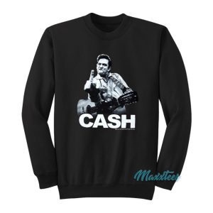 Johnny Cash Middle Finger Sweatshirt 1