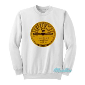 Johnny Cash Sun Records I Walk The Line Sweatshirt 1