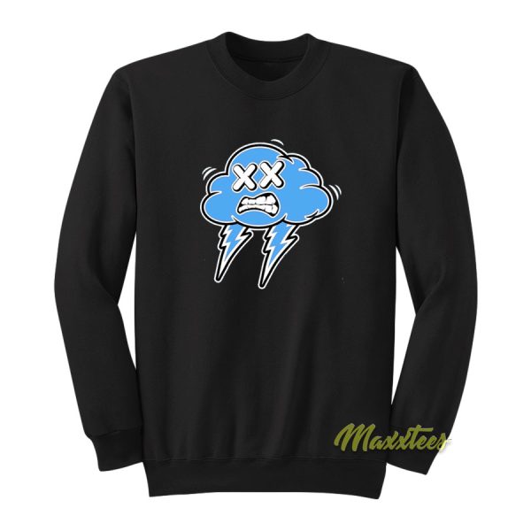 Jordan Retro 1 High UNC University Blue Sweatshirt