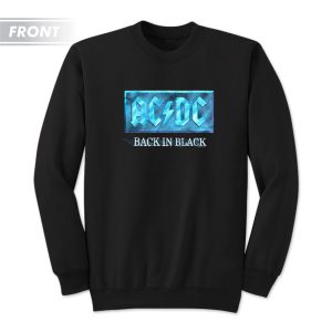 Juice Wrld AC DC Back In Black Sweatshirt 1