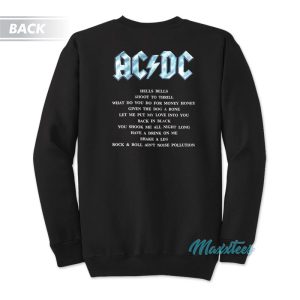 Juice Wrld AC DC Back In Black Sweatshirt