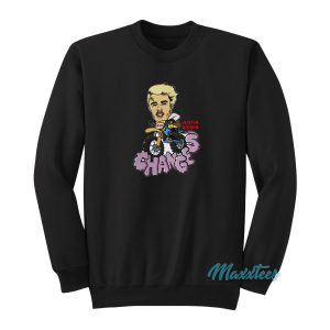 Justin Bieber Changes Caricature Sweatshirt