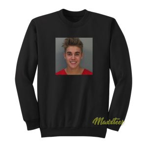 Justin Bieber Mugshot Sweatshirt 1