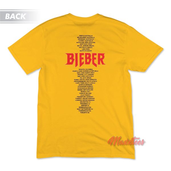 Justin Bieber Stadium Tour T-Shirt