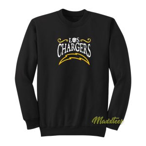 Justin Herbert Los Angeles Chargers Skull Sweatshirt