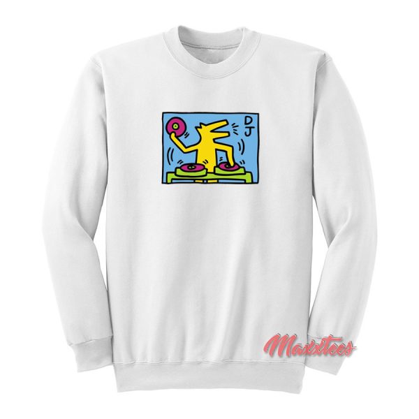 Keith Haring DJ Dog Sweatshirt