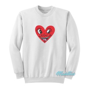 Keith Haring Heart Face Sweatshirt