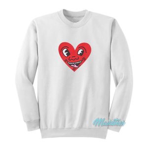 Keith Haring Heart Face Sweatshirt 2