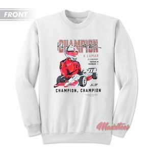 Kendrick Lamar Kenny P Race Sweatshirt 3