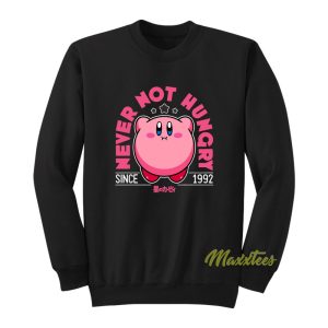 Kirby Never Not Hungry Since 1992 Sweatshirt 1