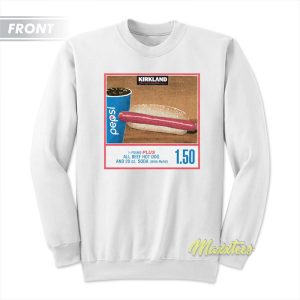 Kirkland Costco Hot Dog Combo I Will Kill You Sweatshirt