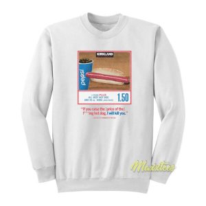 Kirkland Costco Hot Dog Combo Sweatshirt