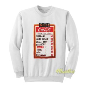Kith x Coca Cola Vintage Menu Sweatshirt 1