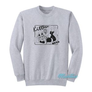 Kitten From Hell Cat Sweatshirt 2