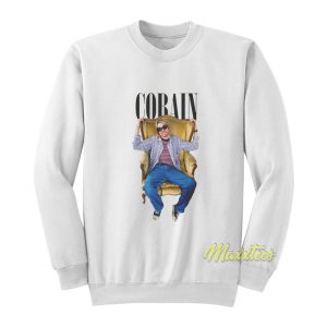 Kurt Cobain Sitting Chair Sweatshirt 1