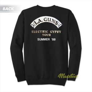 LA Guns No Mercy 1988 Electric Gypsy Sweatshirt 2