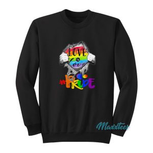 LGBT Love Is Love Pride Blood Inside Me Sweatshirt 1