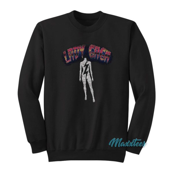 Lady Gaga Mannequin Lightning Sweatshirt