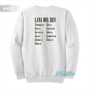 Lana Del Rey Norman Rockwell Tour Sweatshirt