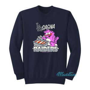 Lasagna Raiders Garfield Cat Sweatshirt 1