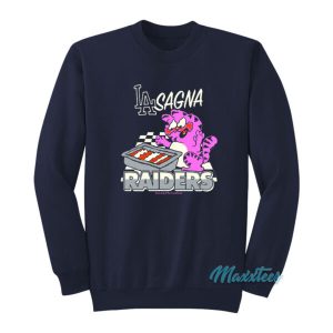 Lasagna Raiders Garfield Cat Sweatshirt 2