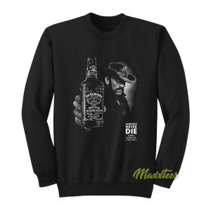 Lemmy Kilmister Jack Daniels Sweatshirt 1