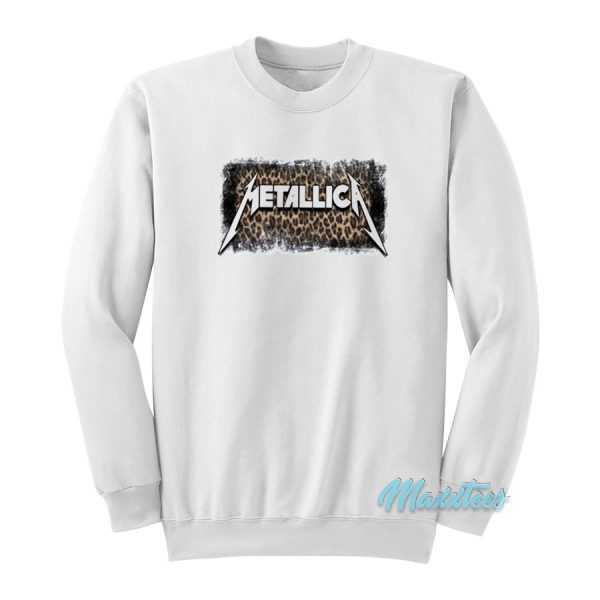 Leopard Metallica Sweatshirt