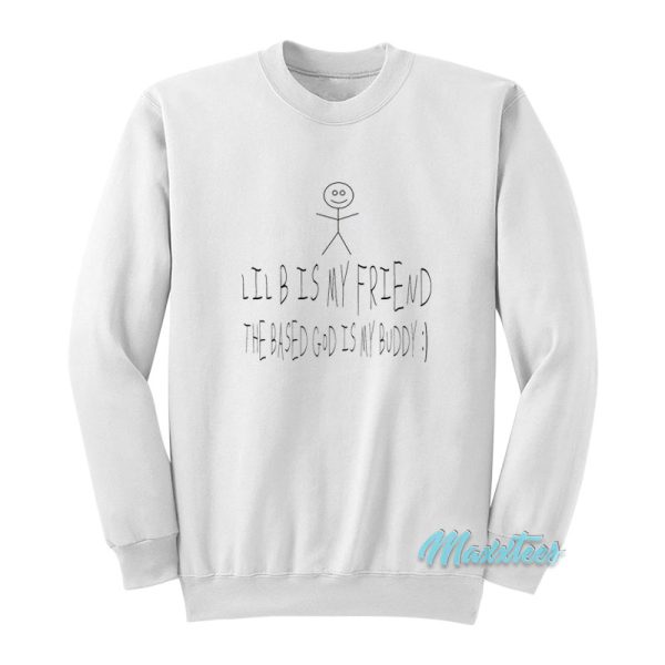 Lil B Is My Friend Pencil Sweatshirt