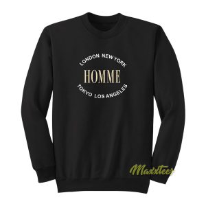 London New York Tokyo Los Angeles Homme Sweatshirt