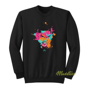 Lonnie Walker Paint Splatter Sweatshirt 1